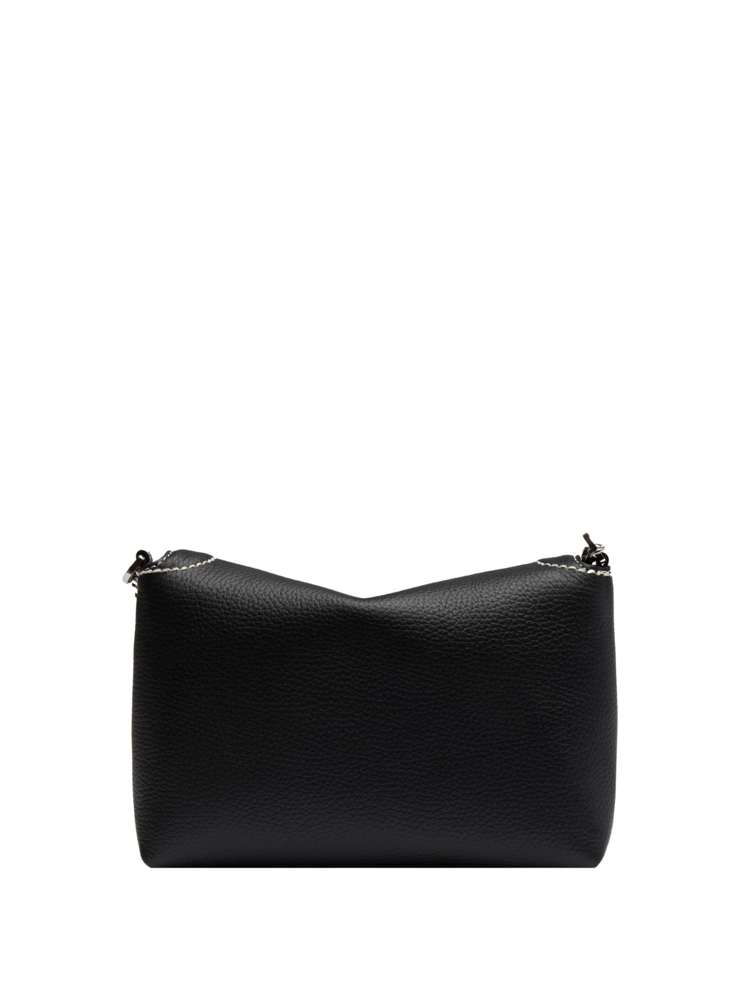 LancelTorba za na rame 'Lancel Sac Rabat S Ninon Soft Noir Femme A1403010TU' - crna boja