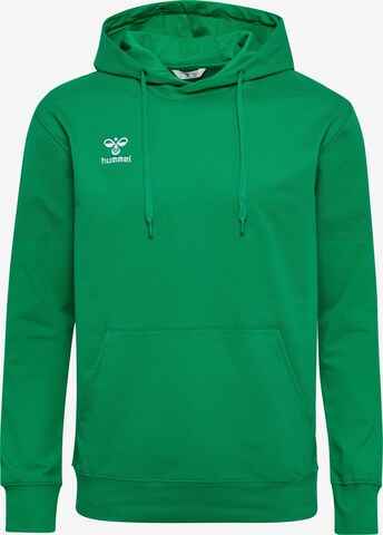 Hummel Sportsweatshirt 'Go 2.0' in Groen: voorkant