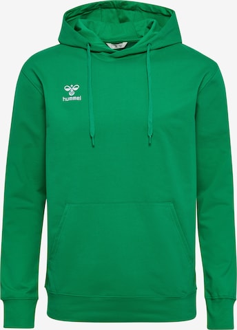 Hummel Athletic Sweatshirt 'Go 2.0' in Green: front