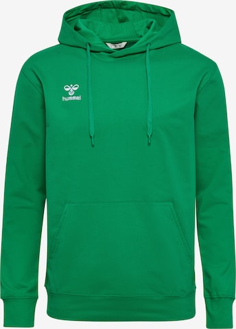 Sweat de sport 'Go 2.0' Hummel en vert : devant