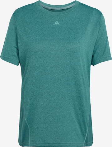 ADIDAS PERFORMANCE - Camiseta funcional 'Designed for Training' en verde: frente