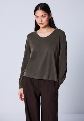 Street One Studio Shirt in Brown: front