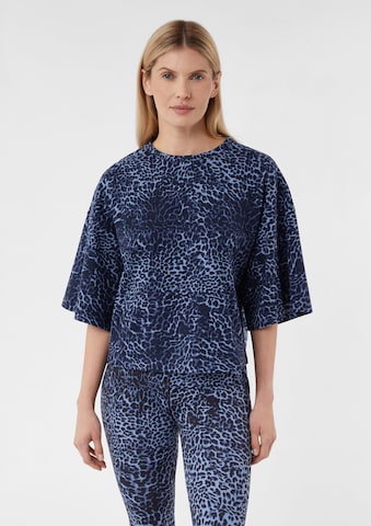 T-shirt comma casual identity en bleu : devant