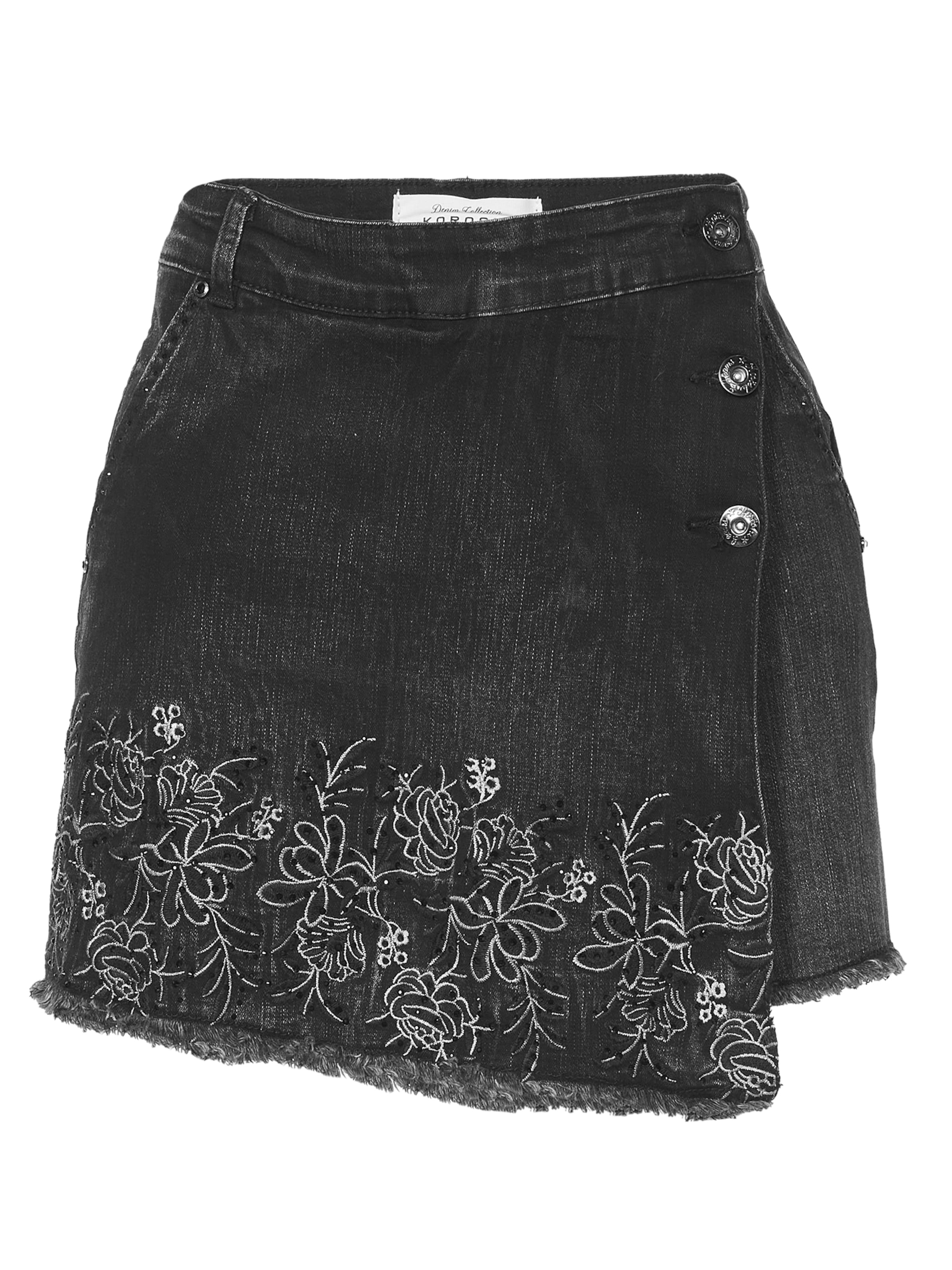 KOROSHI Rok in Zwart: voorkant