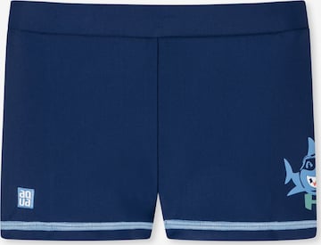 SCHIESSER Swim Trunks 'Aqua' in Blue: front