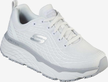 SKECHERS Sneakers 'Arbeitsschuhe Damen OB FO SR - MAX CUSHIONING ELITE SR' in White: front