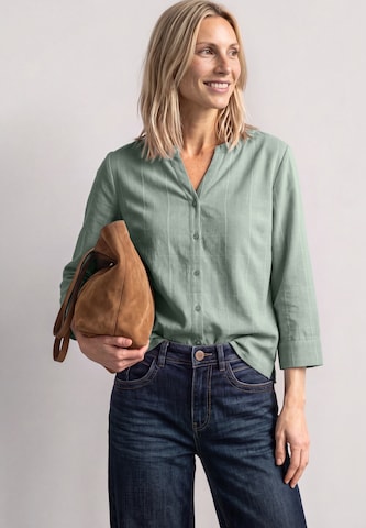 STREET ONE Bluse i grøn: forside