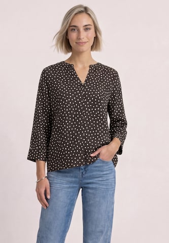 STREET ONE Bluza | rjava barva: sprednja stran