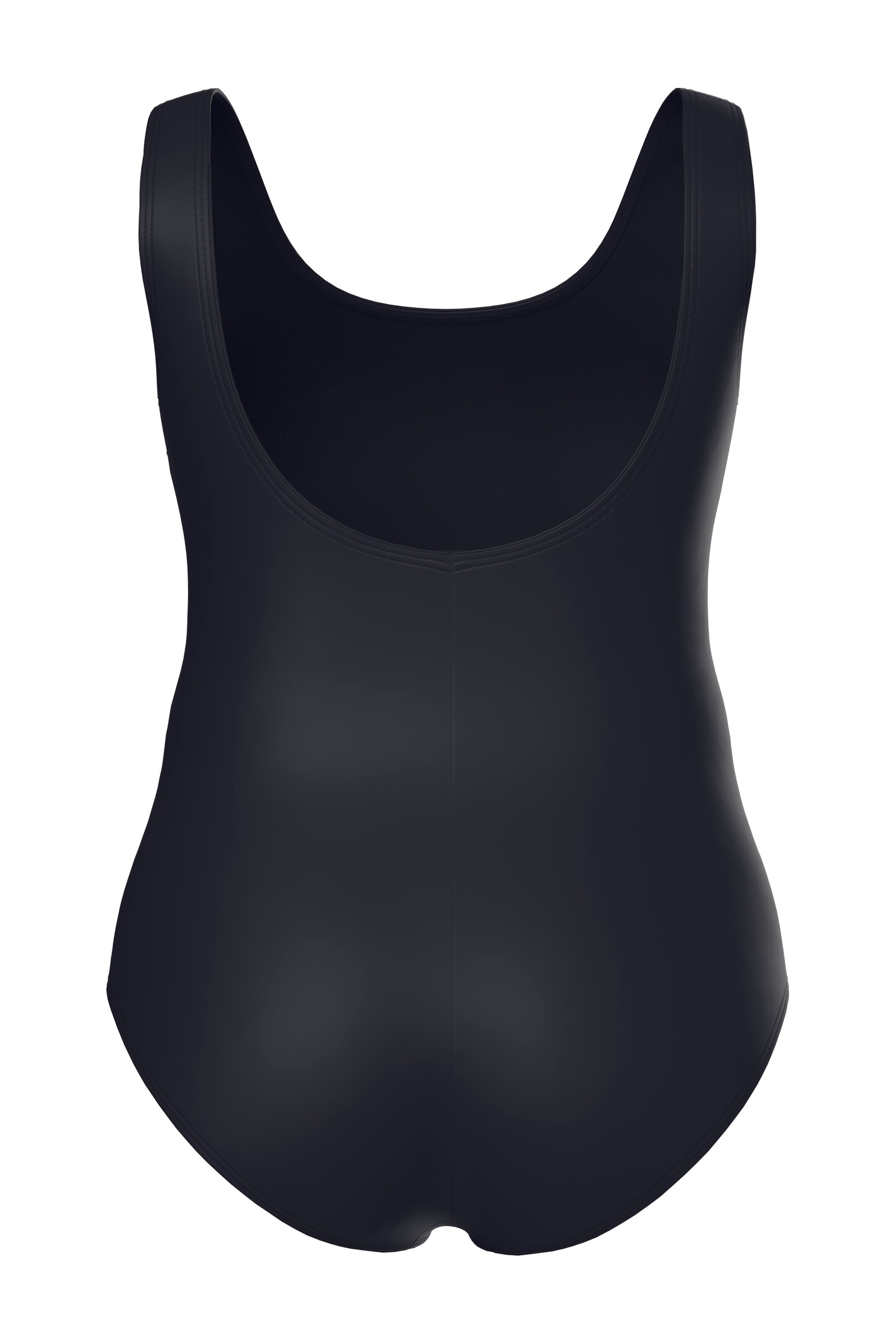 Ulla Popken T-shirt Swimsuit in Black