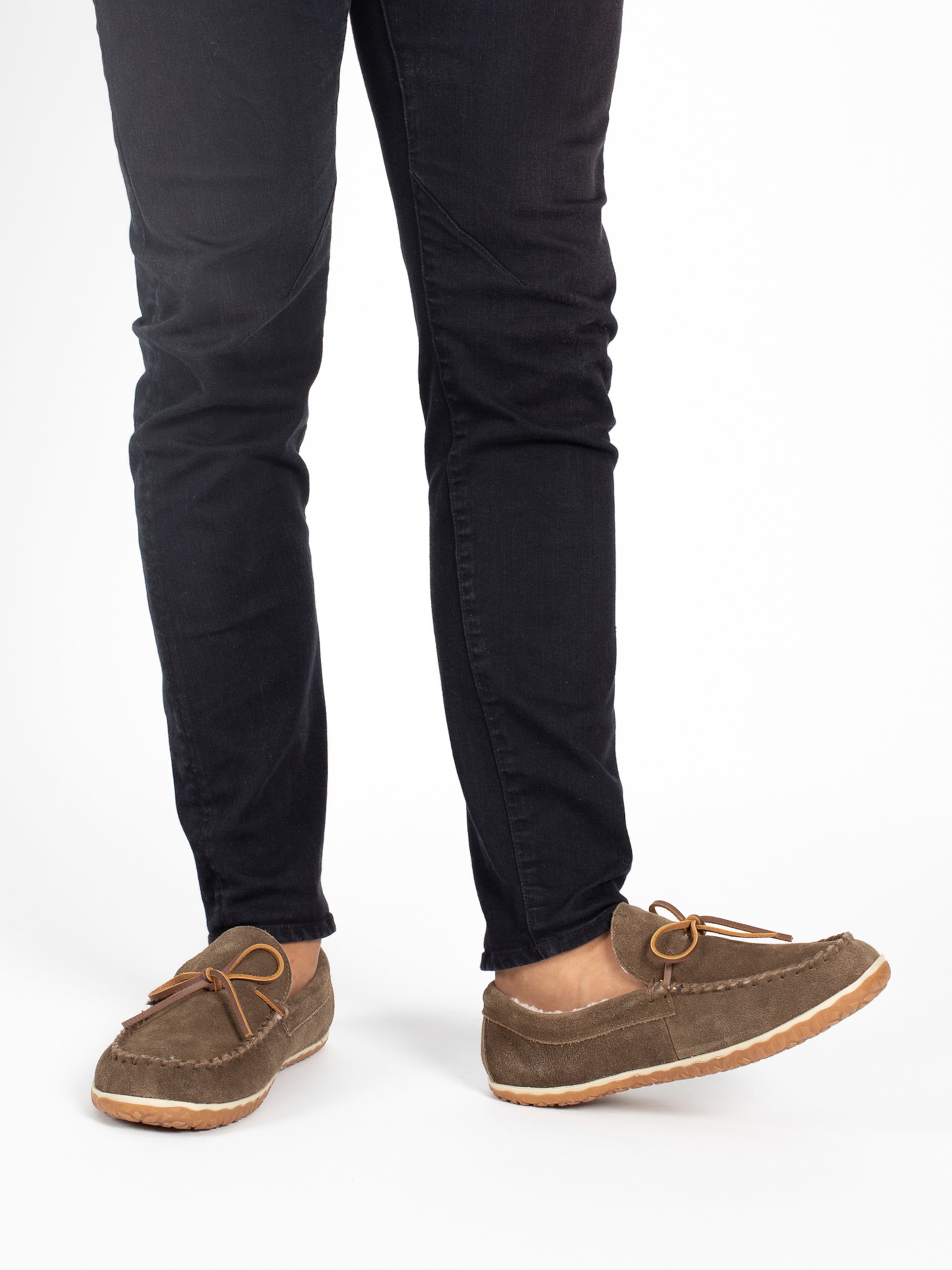 Minnetonka Мокасини 'Taft' в кафяво: отпред