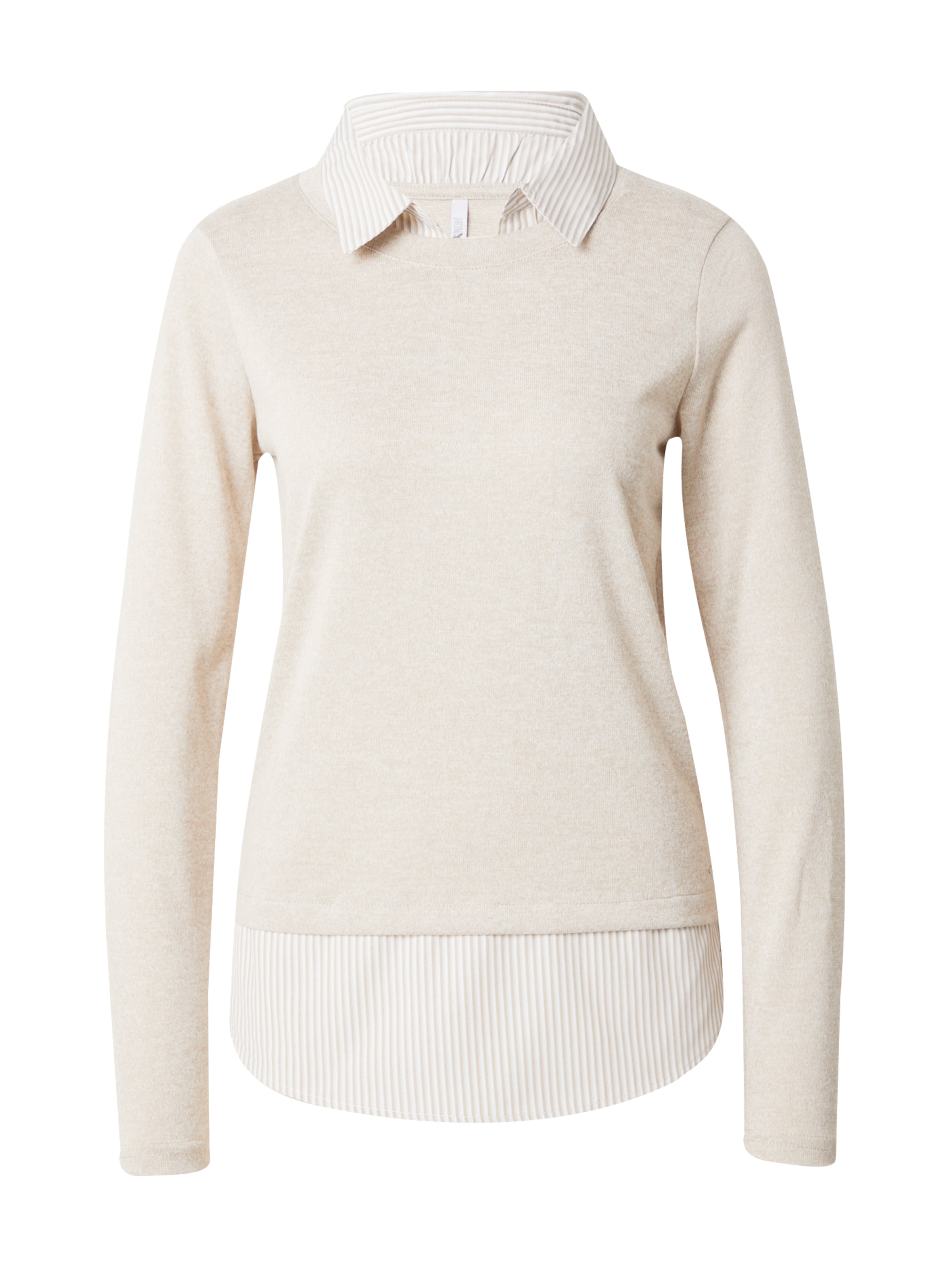 Hailys - Jersey 'Li44nda' en beige: frente