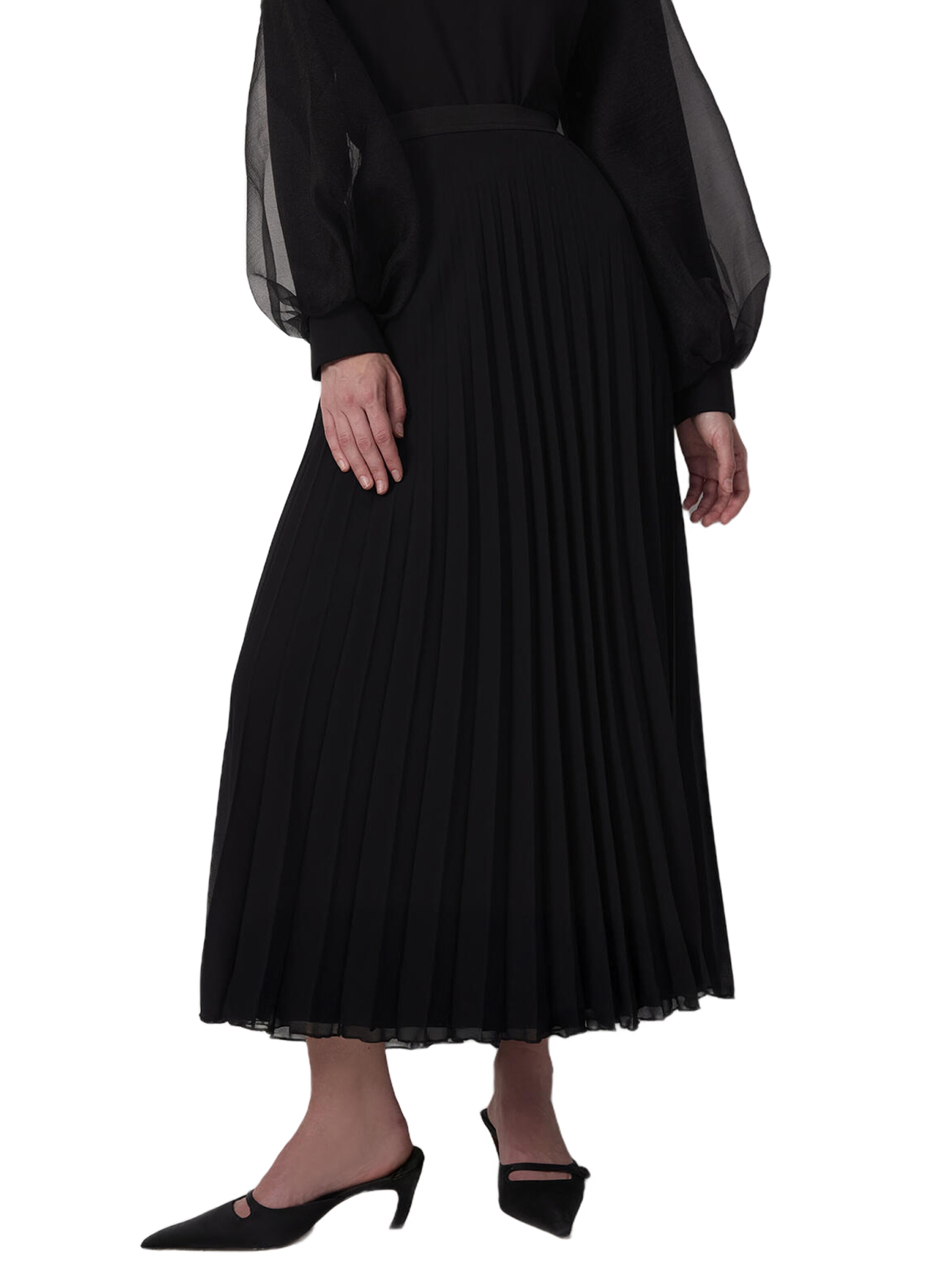 Touche Prive Rock in Schwarz: Vorderseite