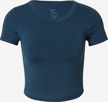T-shirt fonctionnel 'ONE' NIKE en bleu : devant