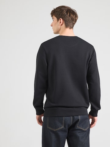 WRANGLER Μπλούζα φούτερ 'AMERICANA' σε μαύρο: πίσω