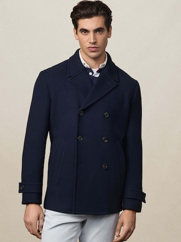 Hackett London Tussenjas in Blauw: voorkant