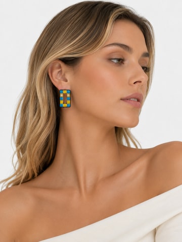 Boucles d'oreilles 'Simona' RteRme en bleu