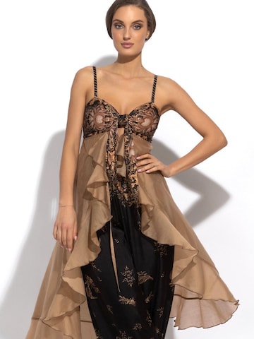 Tunique 'GOLDEN STRIPES' JIORO en marron