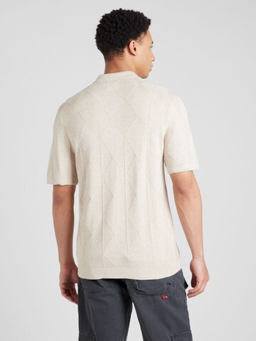 Abercrombie & Fitch T-shirt 'DATE NIGHT' i beige