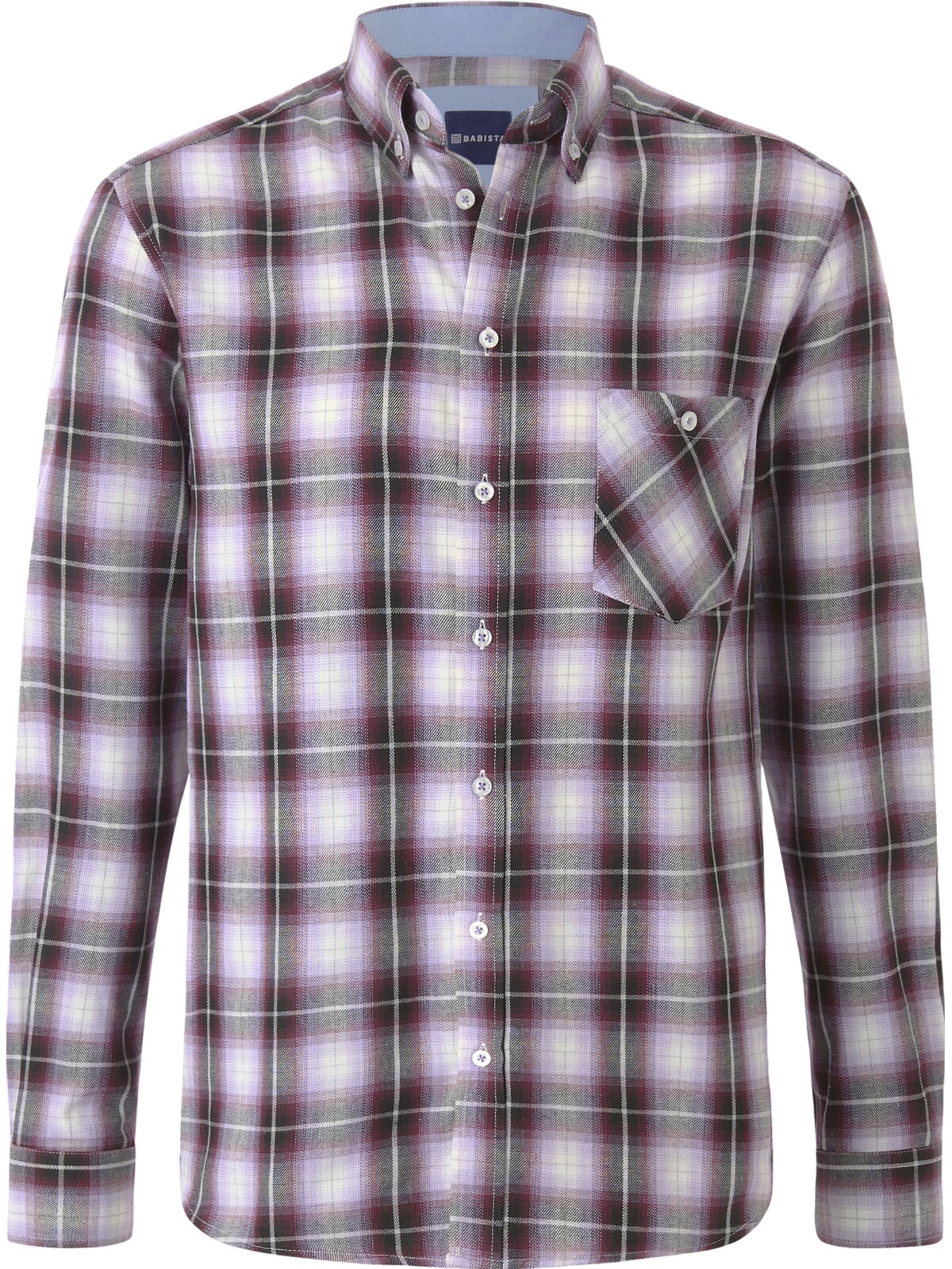 BABISTA Button Up Shirt ' Barbitanti ' in Purple: front