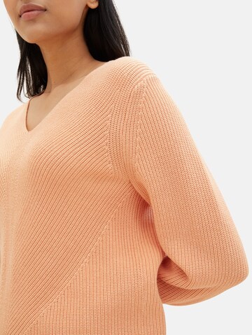 TOM TAILOR Pullover in Orange