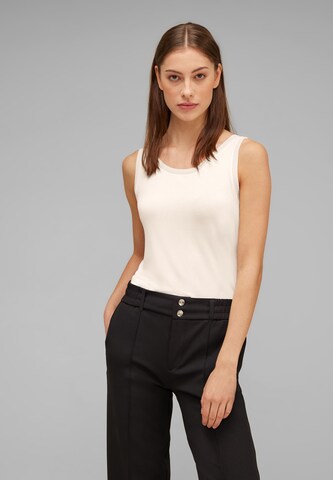 STREET ONE Top in White: front