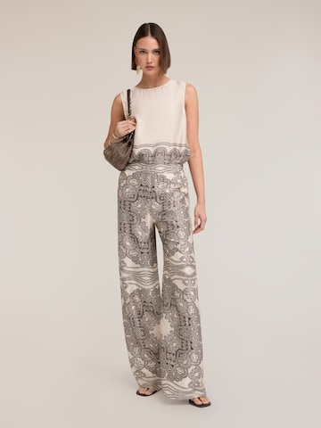 Wide leg Pantaloni di MOTIVI in beige
