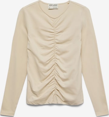 VERO MODA Shirt in Beige: Vorderseite