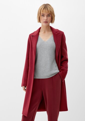 Manteau mi-saison s.Oliver en rouge : devant