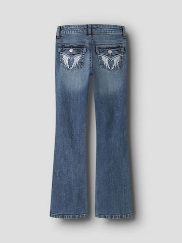NAME IT Bootcut Jeans i blå