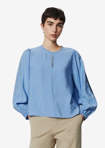 Marc O'Polo DENIM Bluse in Blau: predná strana