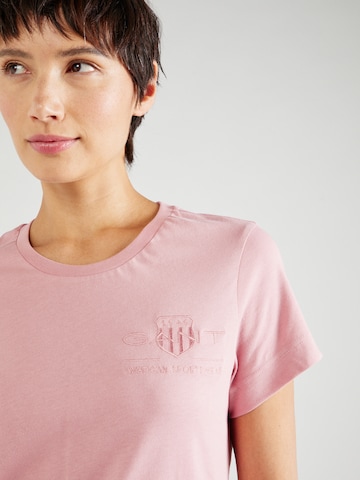 GANT T-shirt i rosa