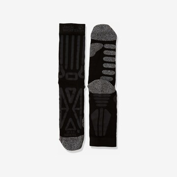 JACK WOLFSKIN Athletic Socks in Black