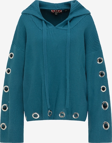myMo ROCKS Pullover in Blau: front