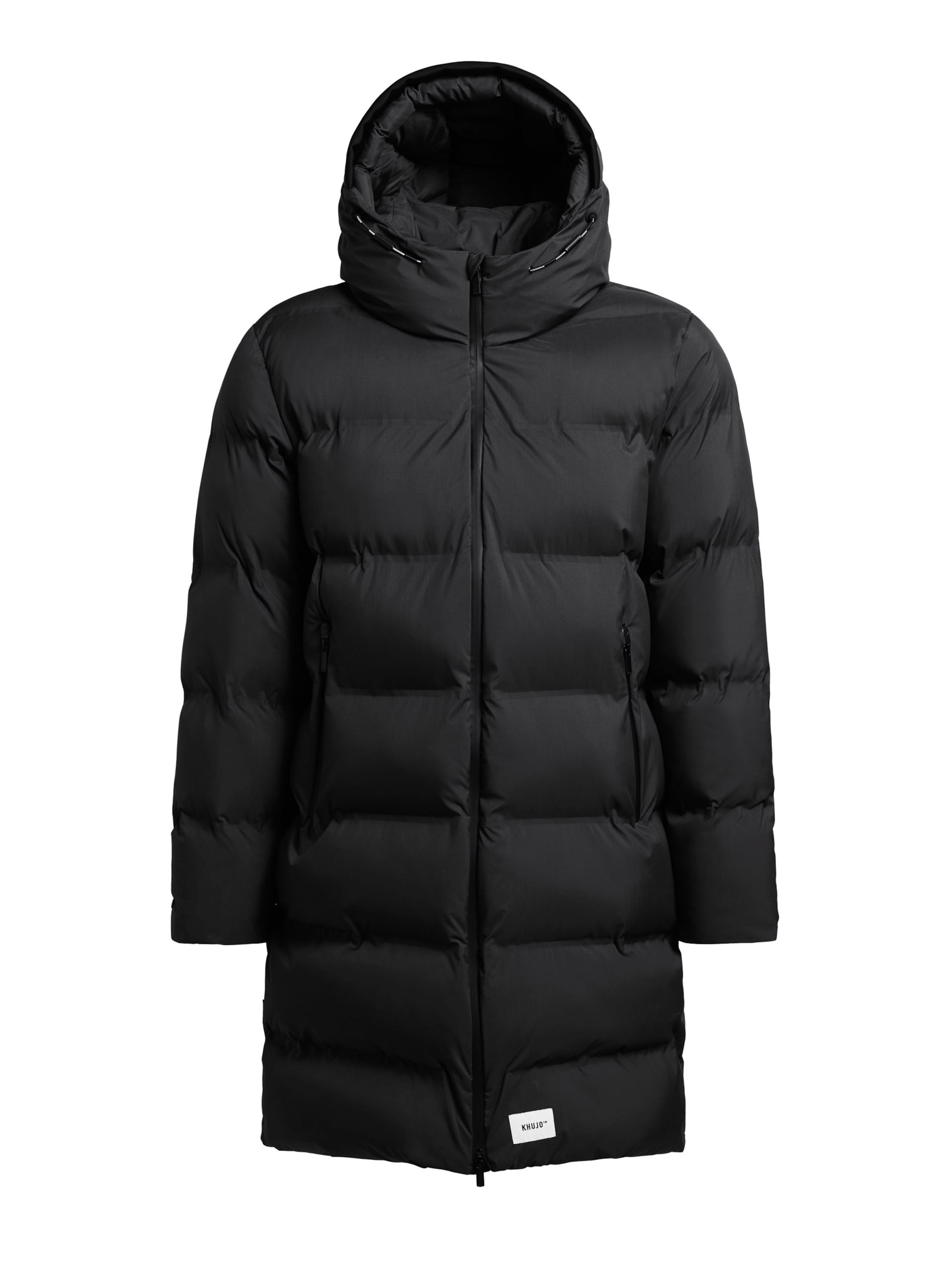 khujo Зимнее пальто 'CAIUS' в Черный: спереди