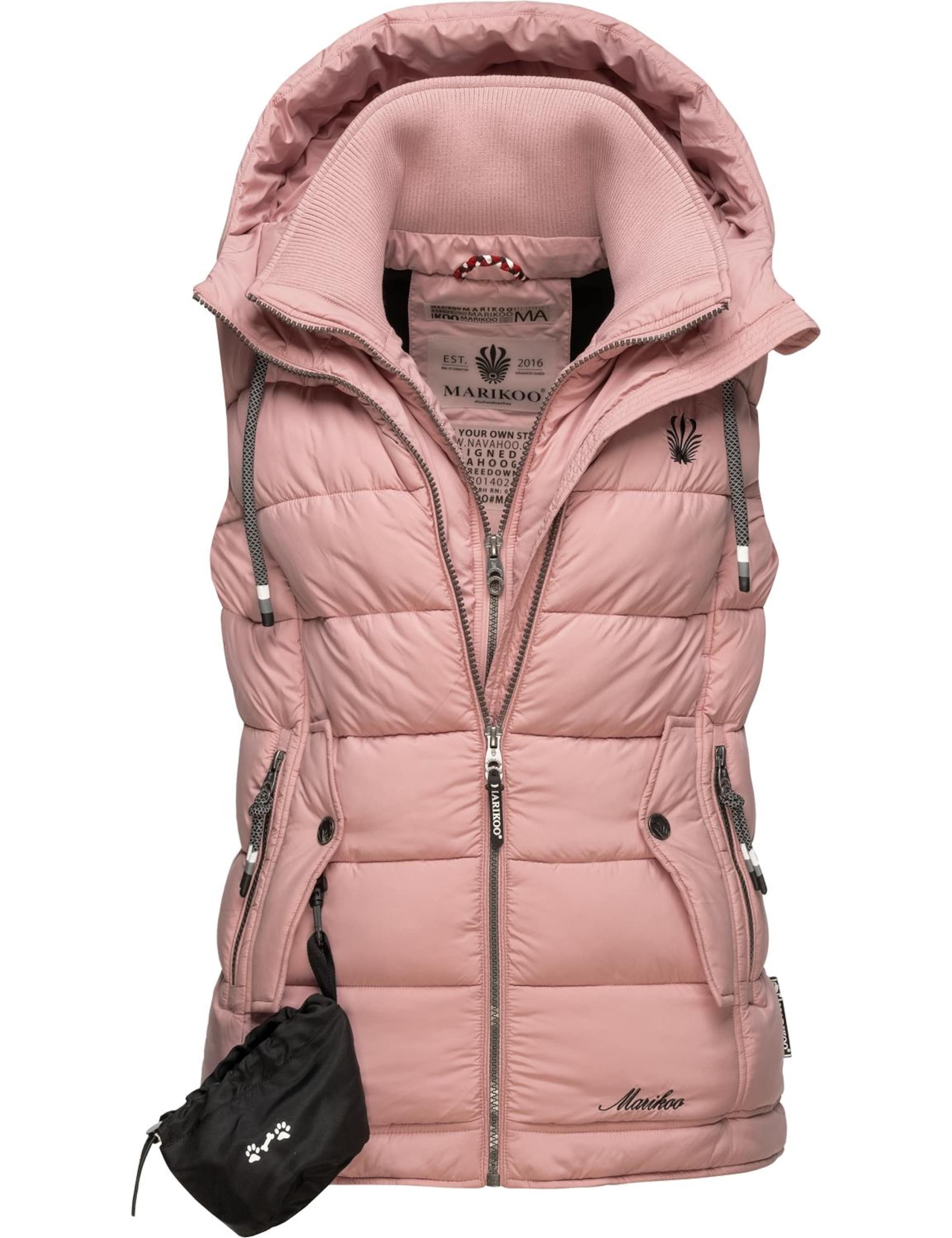 MARIKOO Vest 'Taisaa' in Pink: front