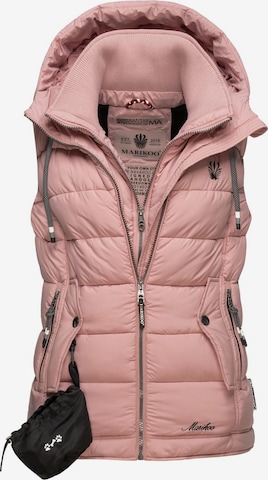 Gilet 'Taisaa' MARIKOO en rose : devant