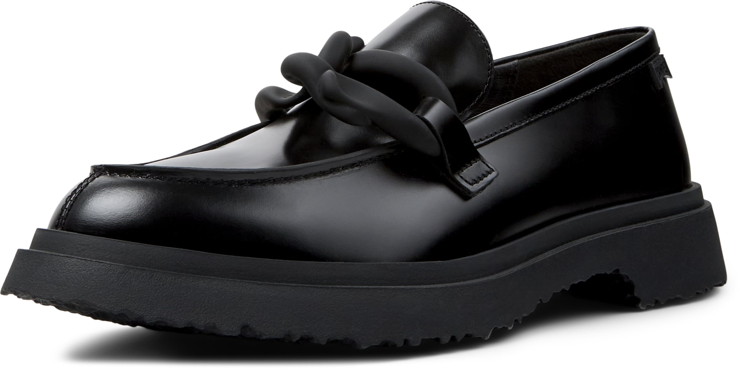 Slipper 'Walden' di CAMPER in nero: frontale