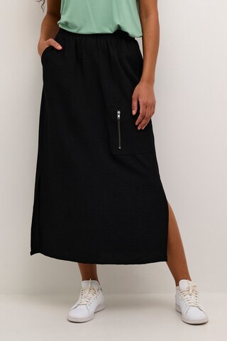 Kaffe Rok in Zwart: voorkant