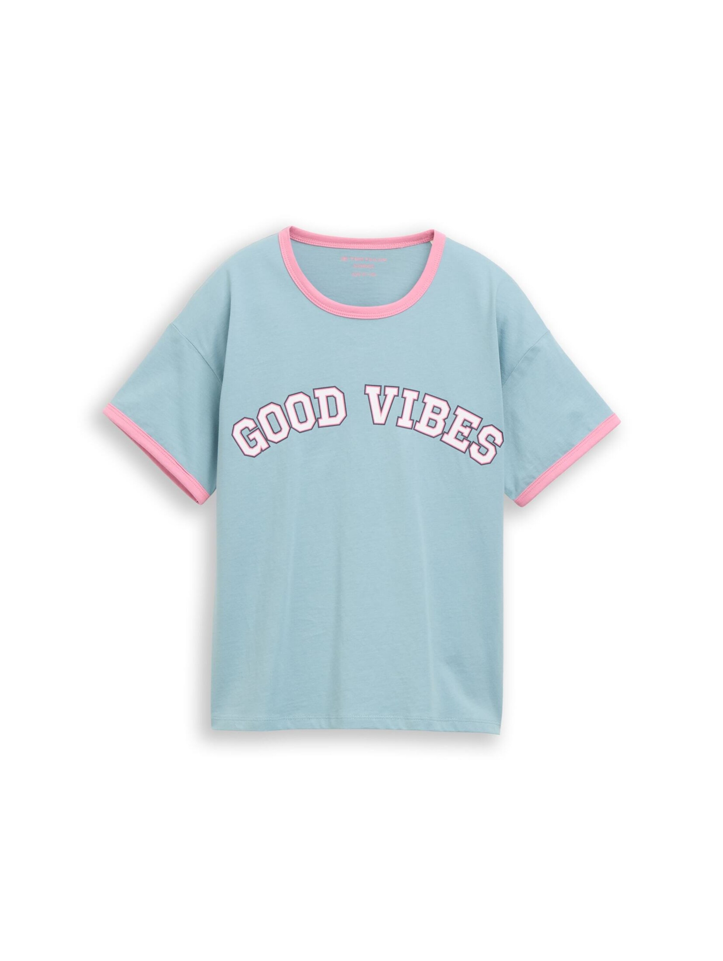 T-Shirt TOM TAILOR en bleu : devant