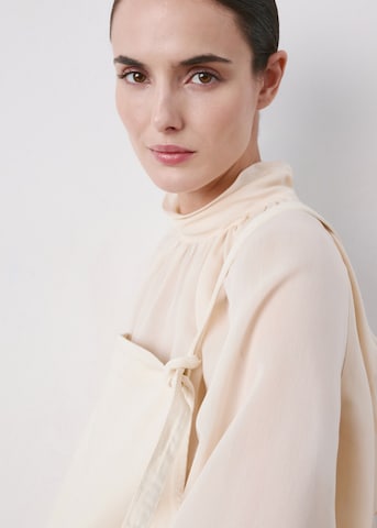 MANGO Wide leg Overalls 'Petomum' in White