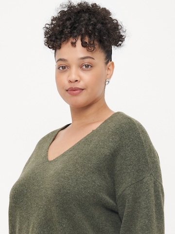 Vero Moda Curve Kampsun 'VMCBESTI', värv roheline