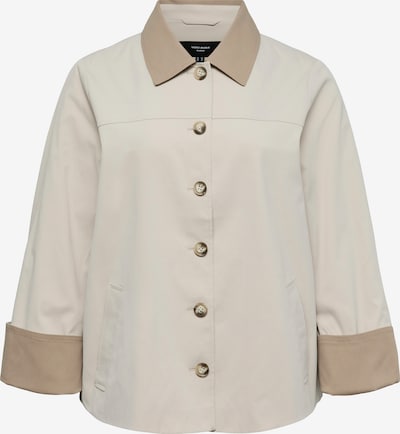 Vero Moda Curve Välikausitakki 'VMCChelsea Poppy' koossa XXXL värissä kerma / tummabeige, Tuotenäkymä