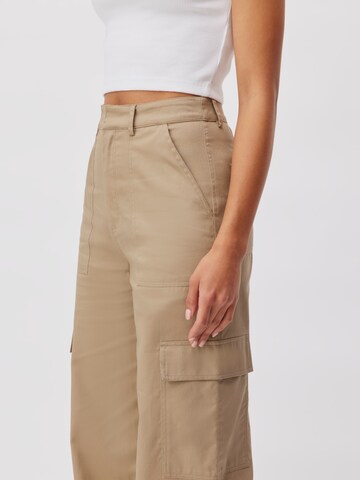 Loosefit Pantalon cargo 'Beysa' LeGer by Lena Gercke en beige