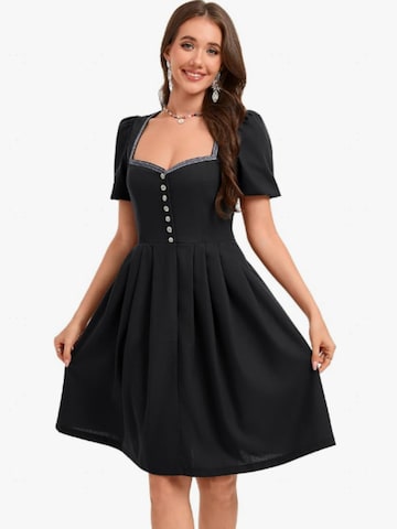 Yesfashion Dirndl w kolorze czarny