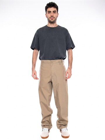 Carhartt WIP Baggy Broek 'Calder Pant Iroko' in Bruin