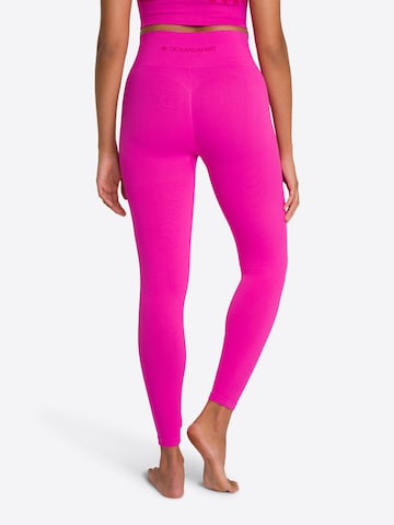 Skinny Pantalon de sport 'Tara' OCEANSAPART en violet