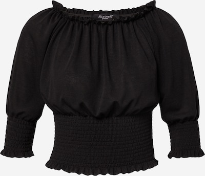 SISTERS POINT T-shirt 'GABOR' en noir, Vue avec produit