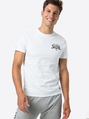 Superdry Shirt 'Black Out' in White