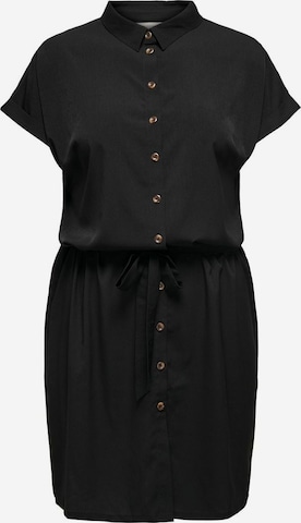 Robe-chemise 'Diega' ONLY Carmakoma en noir : devant