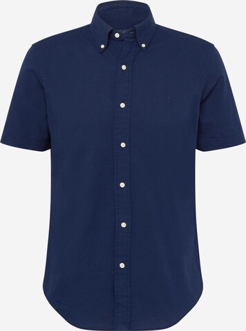 Chemise Polo Ralph Lauren en bleu : devant